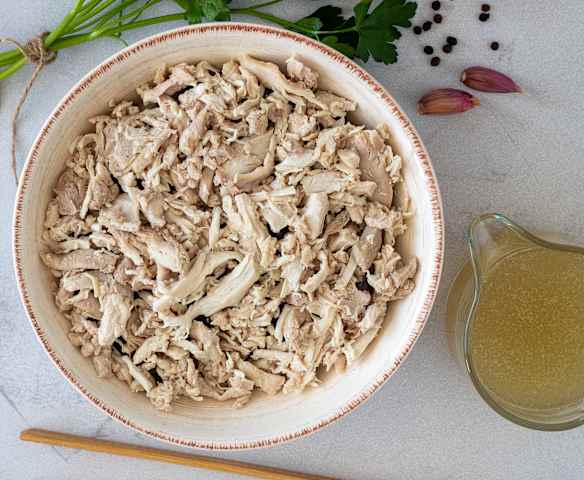 Shredded chicken 2-for-1
