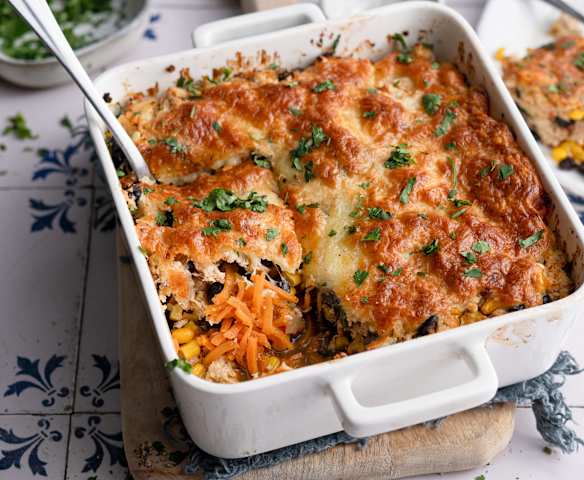 Pasticcio di pollo e patate dolci Pasticcio di pollo e patate dolci