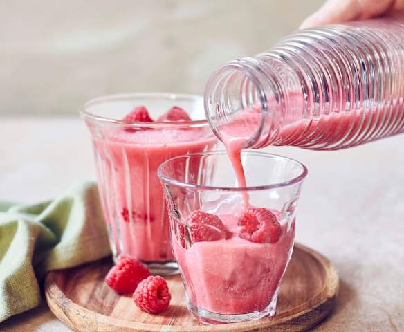 Kokos-Hibiskus-Shake (Pink Drink)
