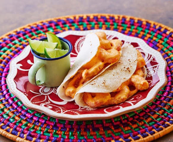 Tacos de gambas al chipotle Tacos de gambas al chipotle