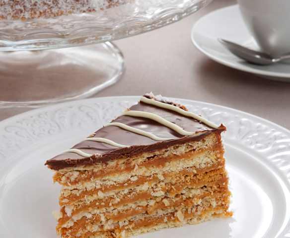 Milhojas de dulce de leche