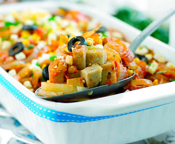 "Bacalhoada" de seitan