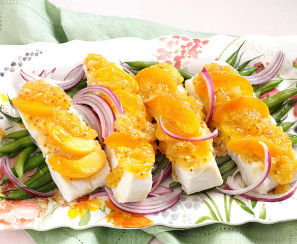 Halibut with Apricot Chutney