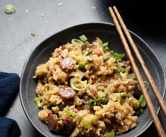 Riz aux saucisses de Hong Kong Riz aux saucisses de Hong Kong