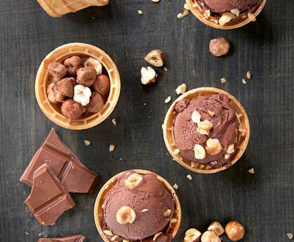 Helado de gianduja