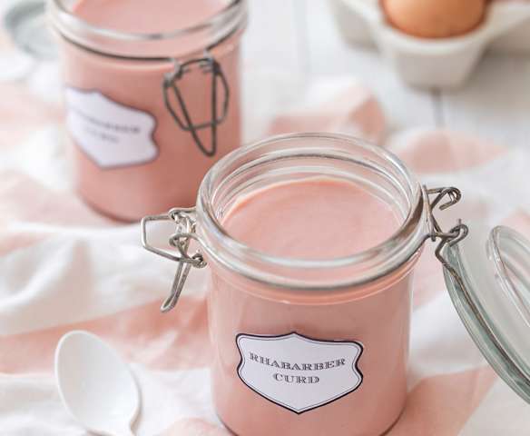 Rhabarber Curd