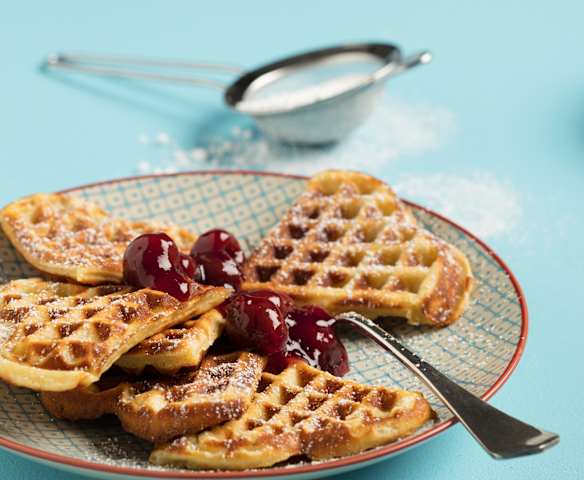 Topfenwaffeln