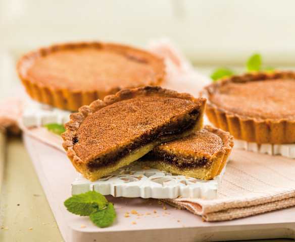 Tartes com creme de amêndoa