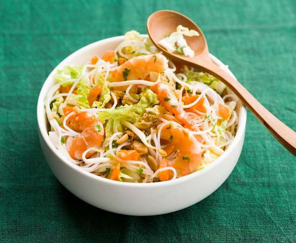 Salade thaïe aux crevettes