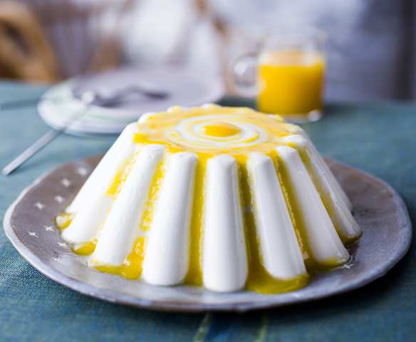 Blanc-manger coco et fruits exotiques