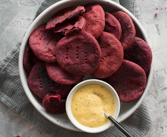 Sopaipilla de betarraga