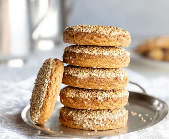 Tahinli Zeytinyağlı Bisküvi