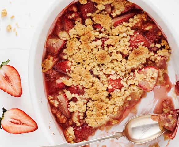 Crumble de fresas