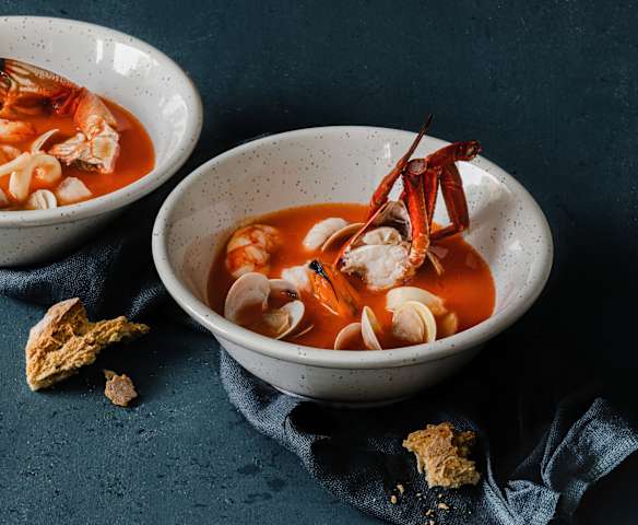 Sopa de mariscos