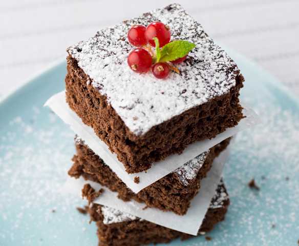 Brownie de chocolate e cenoura
