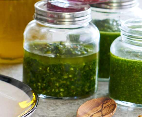 Pesto de couve e avelã