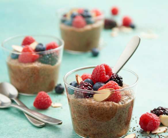 Overnight Chocolate Chia Pudding