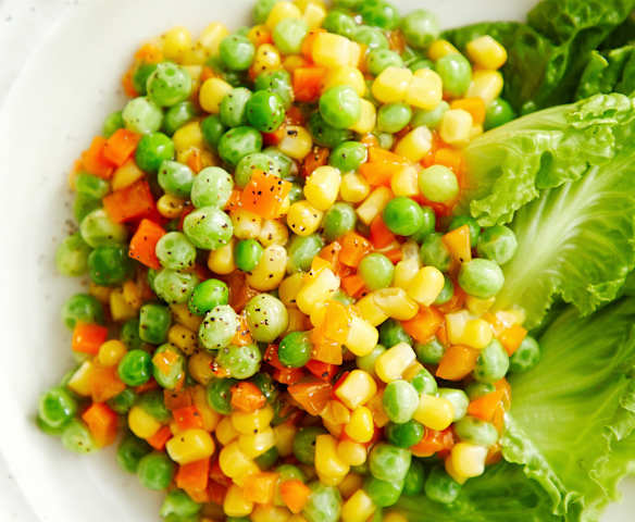 亚麻籽油青豆玉米粒