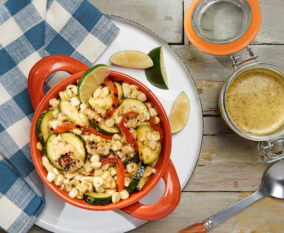 Grilled Corn Salad with Cilantro Vinaigrette Grilled Corn Salad with Cilantro Vinaigrette