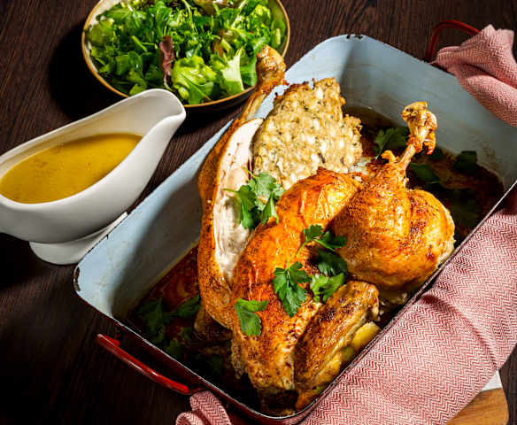 Nadziewany kurczak na Varomie