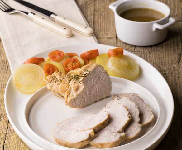 Arrosto di tacchino con ratatouille