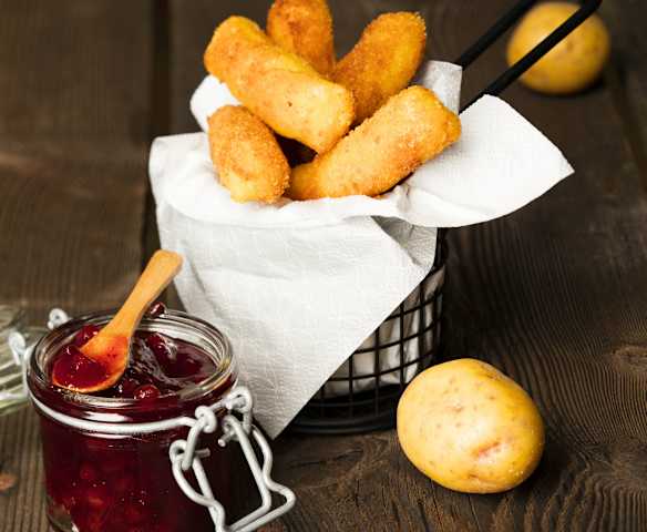 Erdäpfelkroketten