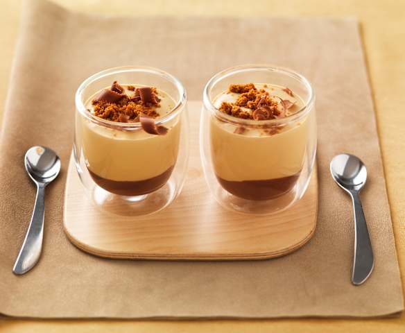 Verrines choco-caramel-speculoos