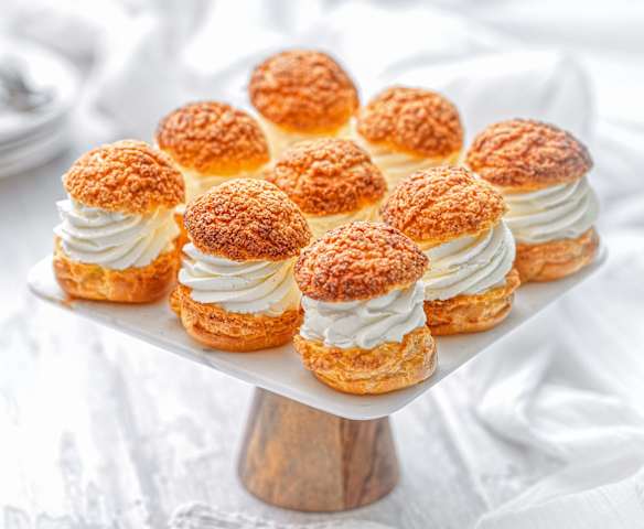 Choux craquelins à la vanille