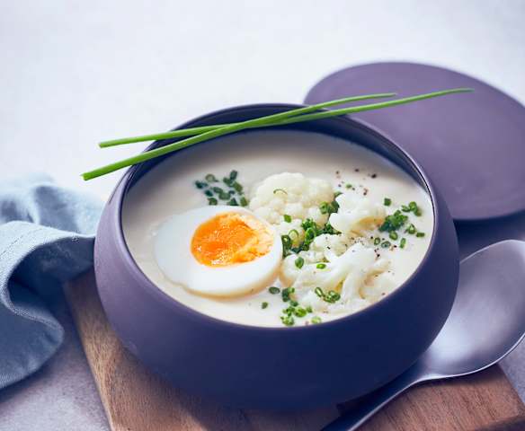 Kokos-Blumenkohl-Suppe
