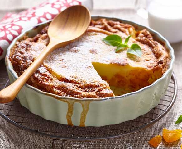 Clafoutis exotique aux abricots secs