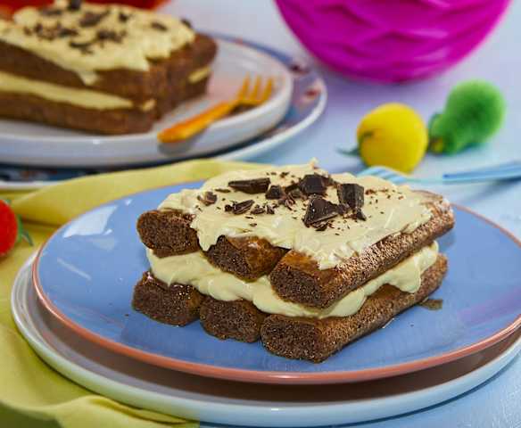 Tiramisù alla crema gianduia