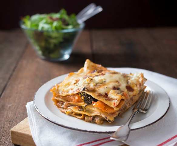 Vegetable lasagne