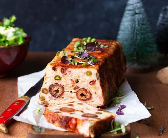 Terrina de pavo con frutos secos