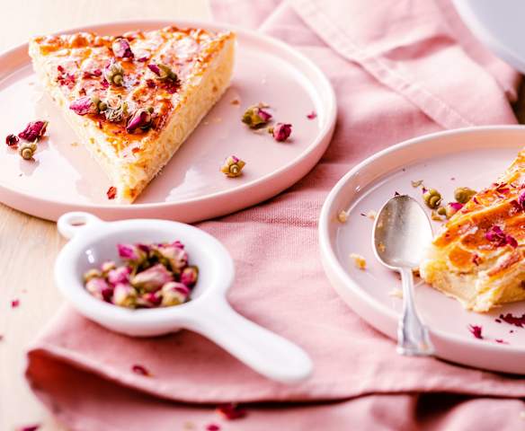 Galette des rois amande et rose