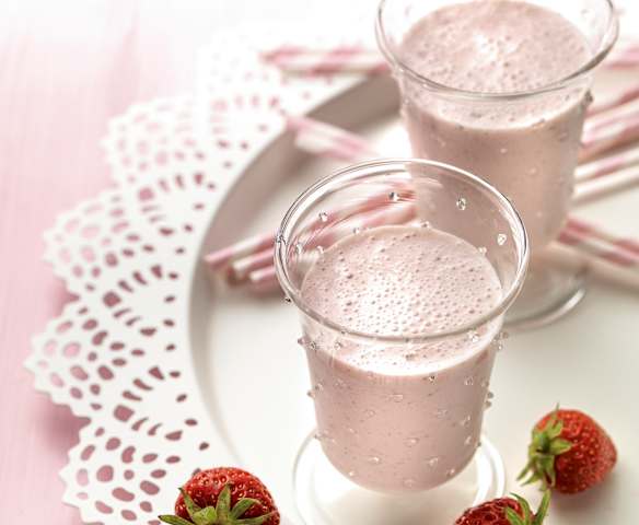 Milkshake cu căpșune