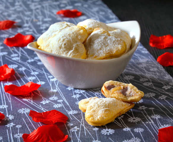 Ravioli dolci fritti