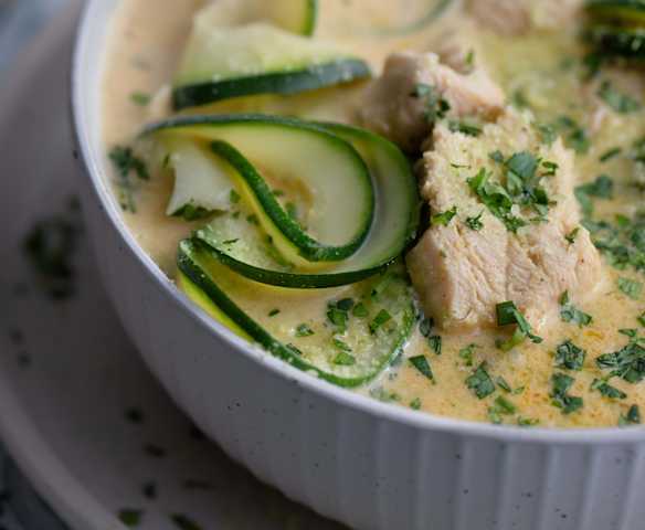 Lemon and Parmesan Chicken with Zoodles