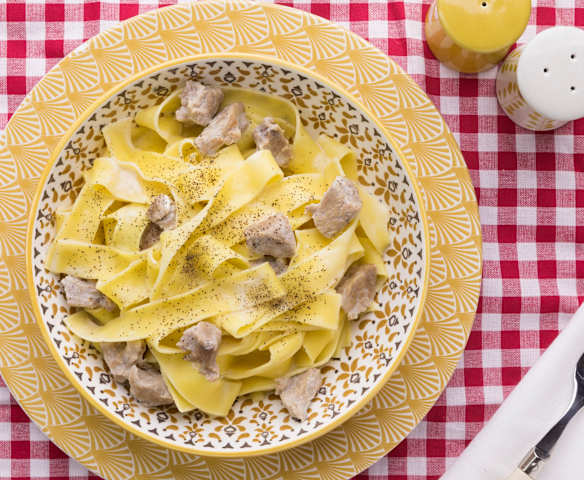 Tagliatelle smalzade