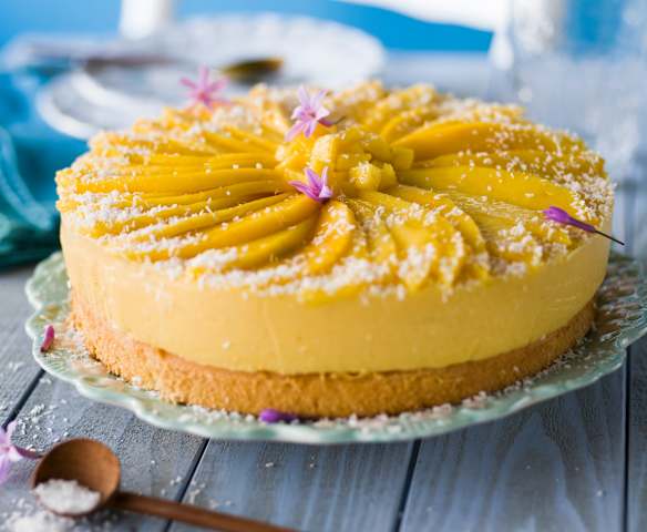 Bavarois à la mangue