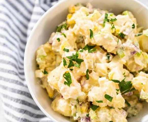 Hardallı Patates Salatası