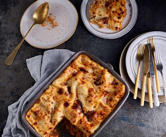 Lasaña boloñesa