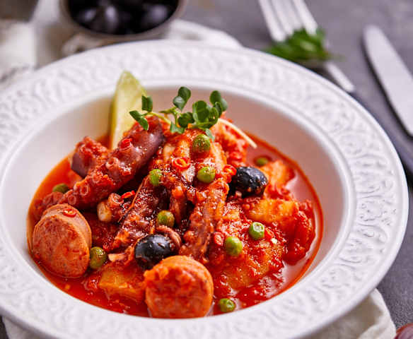 章鱼炖西班牙辣味香肠及土豆