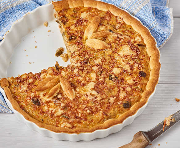 Tarte au thon et à la ratatouille