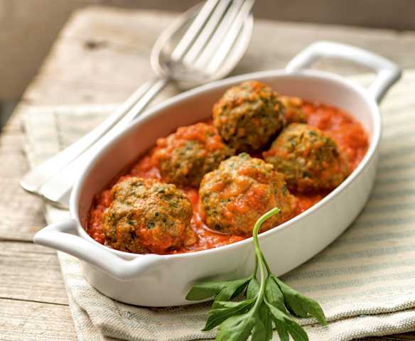 Boulettes de viande hachée à la sauce tomate