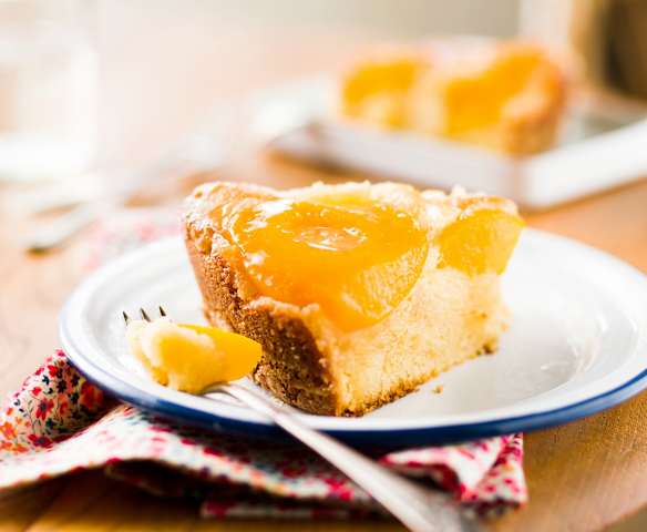 Gâteau aux pêches
