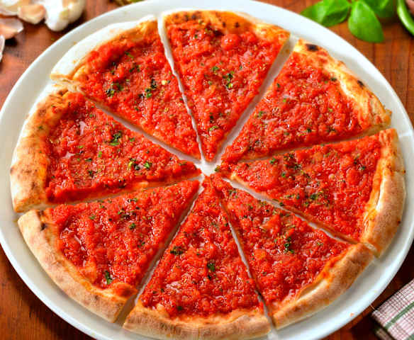 Pizza à la marinara
