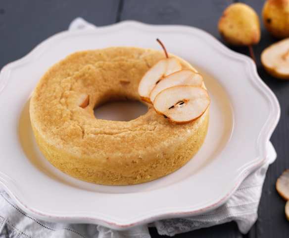 Gâteau poire et porto à la vapeur Gâteau poire et porto à la vapeur