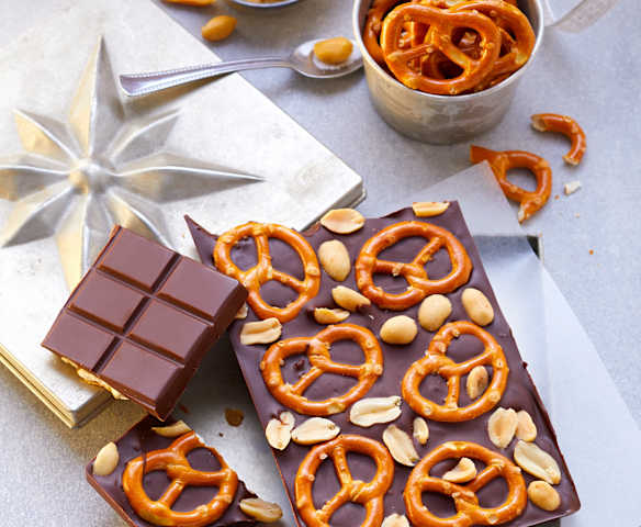 Brezel-Erdnuss-Schoki
