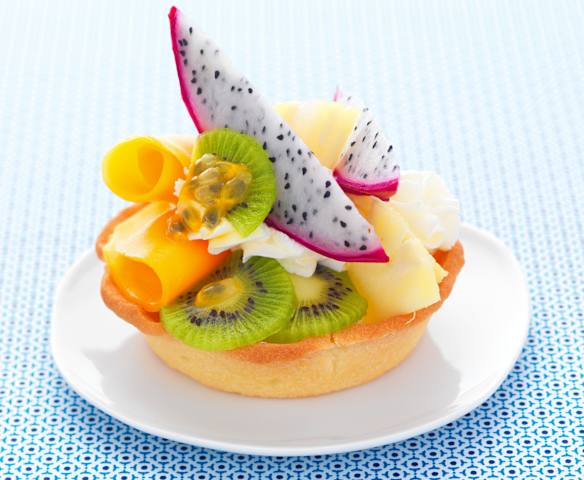 Tartelettes aux fruits exotiques
