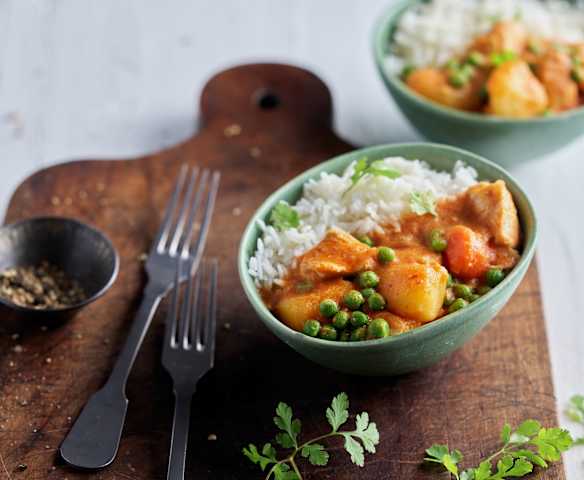 Curry di pollo veloce con riso basmati (Bimby Friend) Curry di pollo veloce con riso basmati (Bimby Friend)
